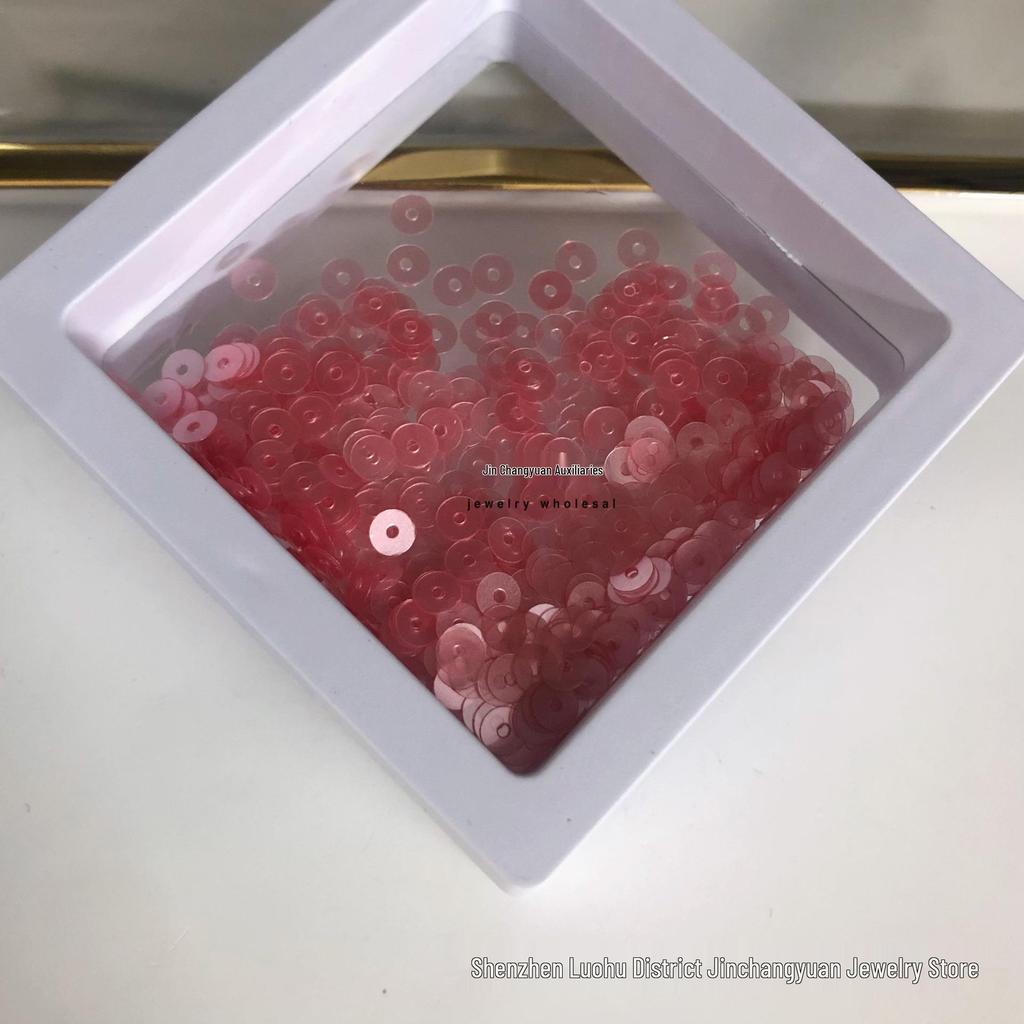 4mm mittelloch bunte Pailletten für DIY-Bastelarbeiten und Bekleidungszubehör