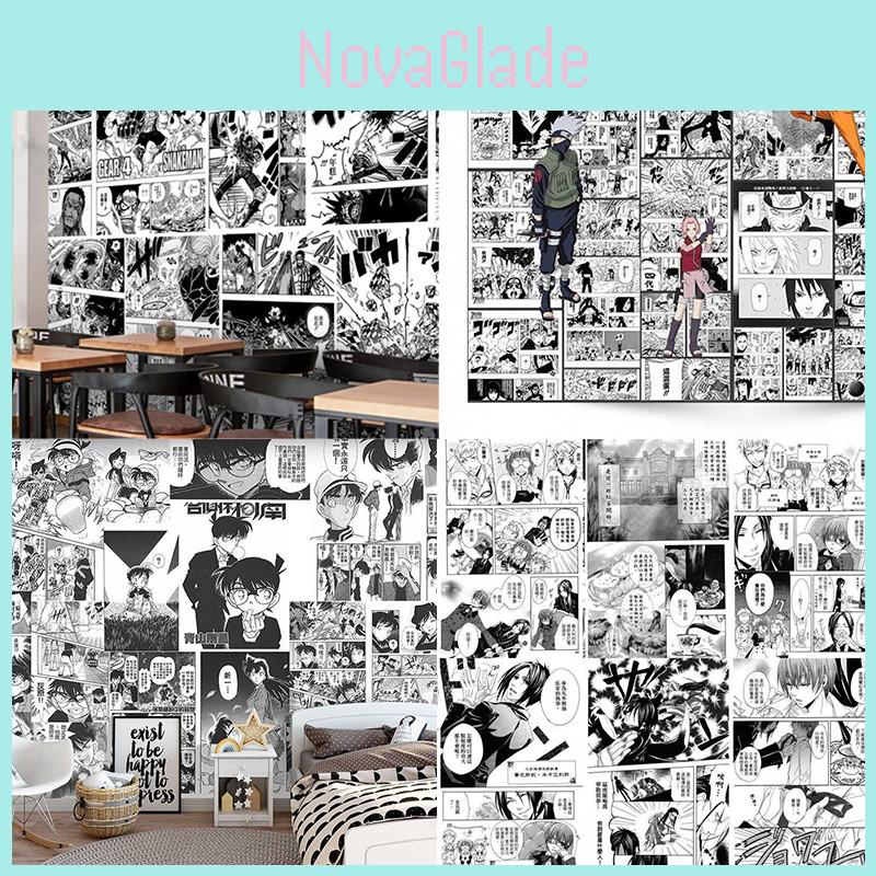Stunning Japanese Popular Anime Self-adhesive Wall Stickers For Creative Bedroom Decor