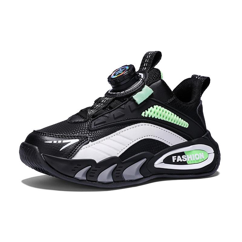 Children's sports shoes 2025 new school shoes waterproof boys' shoes lightweight soft sole middle and older children's training running shoes