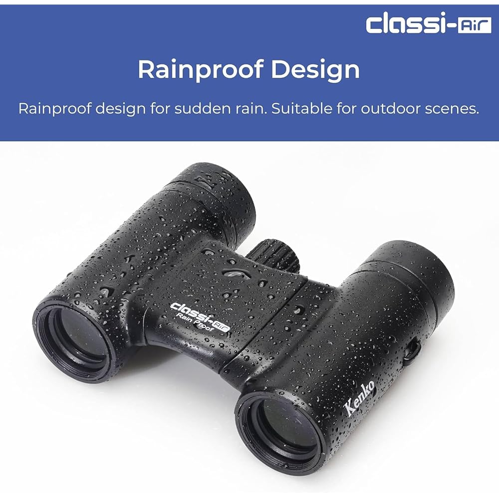 Kenko Classi-air 8x21DH Binoculars for Concerts, Roof Prism Type, 8x Magnification, 21mm Objective Lens, Ultra-Lightweight, Compact, Multi-Coated, Dee