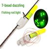Luminous LED Night Fishing Rod Tip Light - Waterproof, Flashing, and Fluorescent Stick Accessory