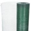 VidaXL Galvanized Steel Mesh with PVC Coating 25 X 1 M Green, Fence, Barrier,, Fences, Barriers 140438