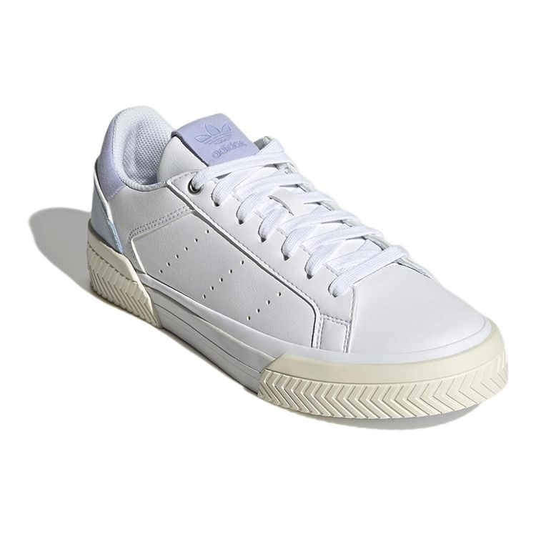 Adidas Originals Court Tourino Comfortable Non-Slip Durable Low-Top Skate Shoes Women Sneakers White Blue GZ0835