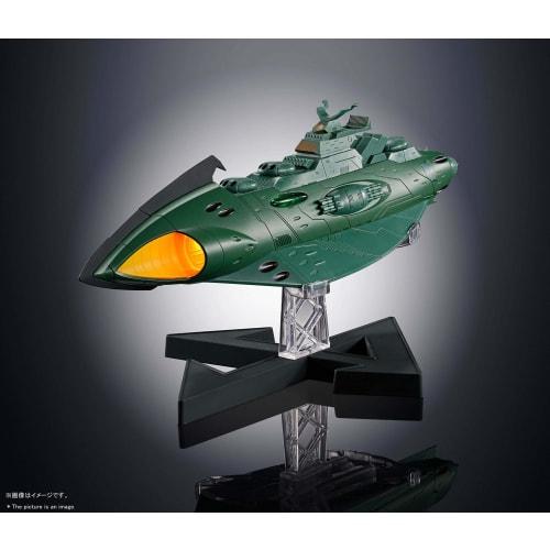 TAMASHII NATIONS Soul of Chogokin GX-89 Space Battleship Yamato 2202 Garmillas Space Armored Ship, Approximately 240mm Long, Die-Cast & ABS Painted Mo