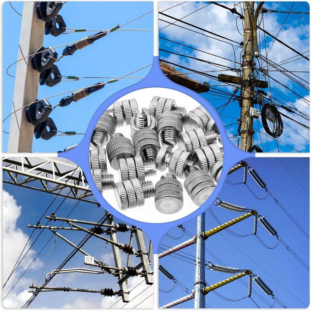 New Aluminium Alloy Electrical Fence Connector High Strength Corrosion Resistant Wire Join Clamp Electric Fence Wire Clamp