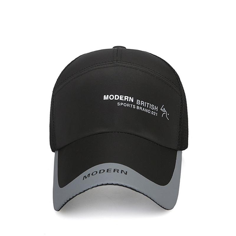 Men Summer Baseball Cap Outdoor Sport Sunscreen Caps Unisex Breathable Mesh Visor Sun Hat