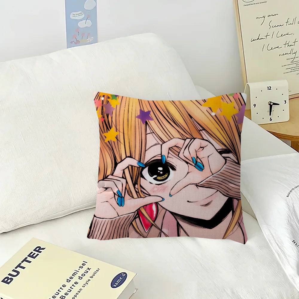 Anime citrus girl  Pillow Cushion Cover Pillowcase Living Room Sofa Home Decor Customized