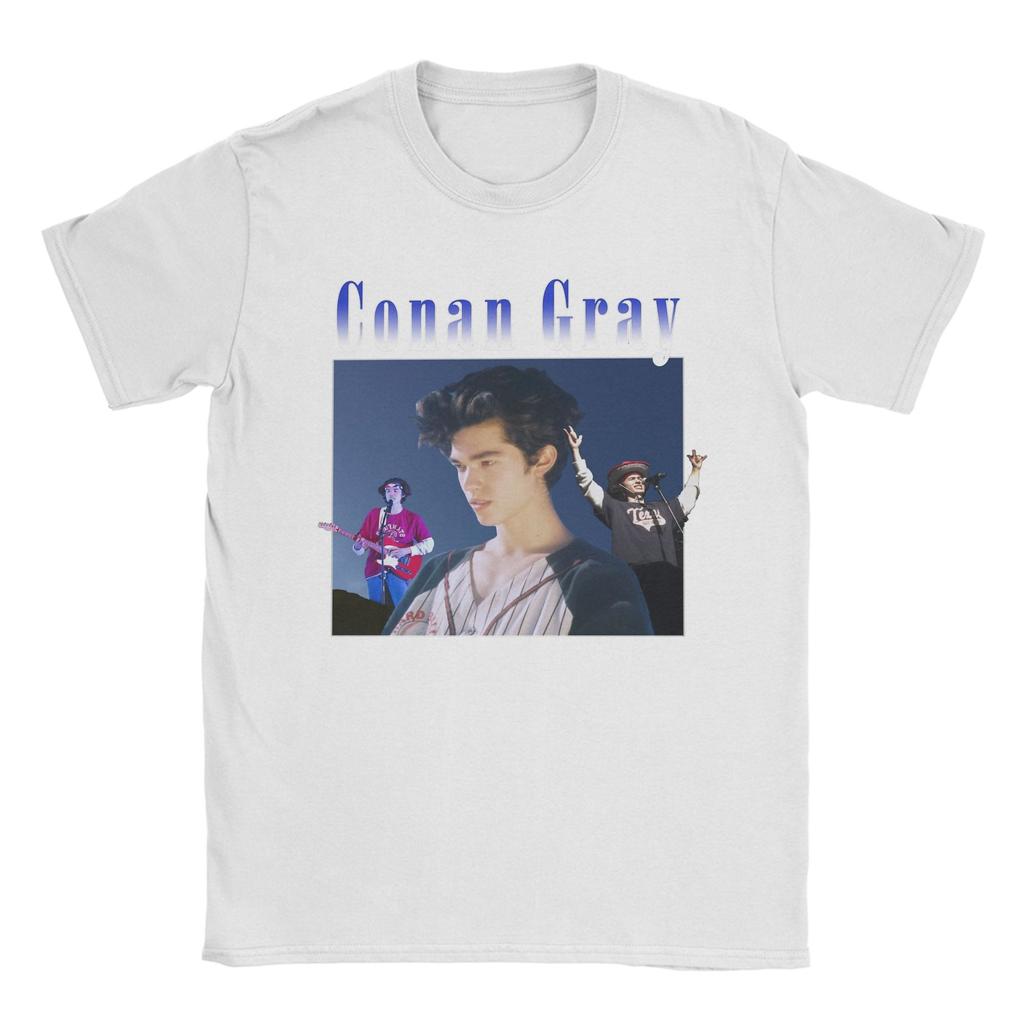Conan Gray Pánské tričko Úžasná bavlněná trička Kulatý výstřih Krátký rukáv Trička Letní topy