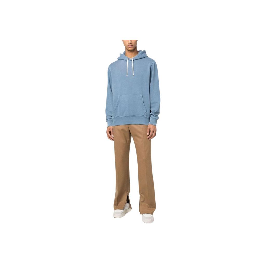 Polo Ralph Lauren FW22 Solid Color Hooded Pullover Long Sleeve Sweatshirt Men Sweatshirt Blue 710877093-006