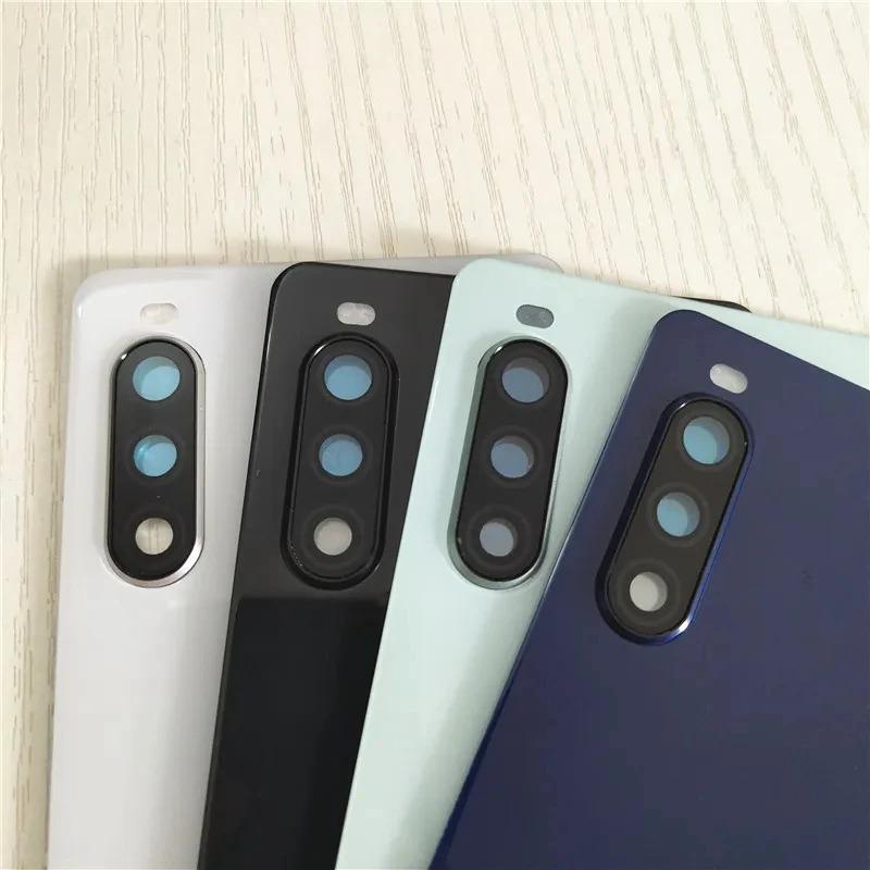 Glass Back Cover For Sony Xperia 10 II Back Housing Cover Rear Repair Parts With Adhesive