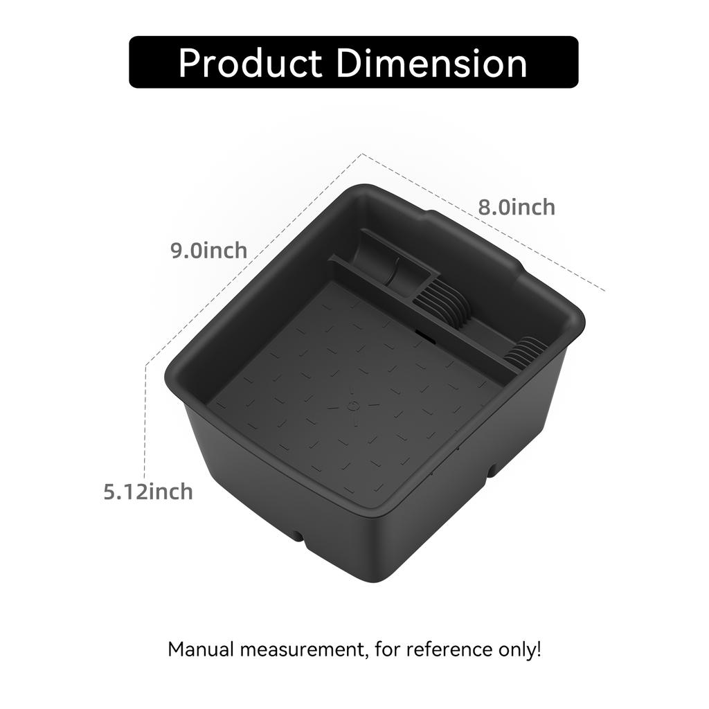 Smabee Left Drive for Kia Telluride Base Trims 2027+ Center Console Double Layer Center Console Tray Car Interior Accessories