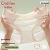 Oudifen 7A Antibacterial Seamless Cotton Blend Women's Briefs