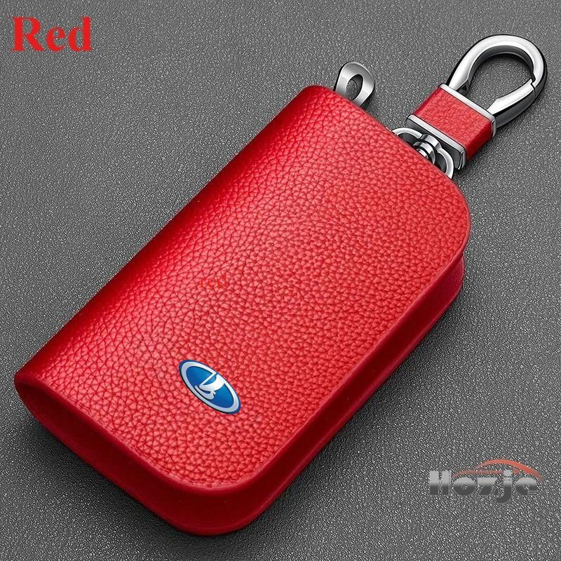 Copri Chiave con Zip in Pelle Custodia Chiave Auto Per Lada Vesta Niva Granta Largus Priora Xray Kalina Samara Accessori