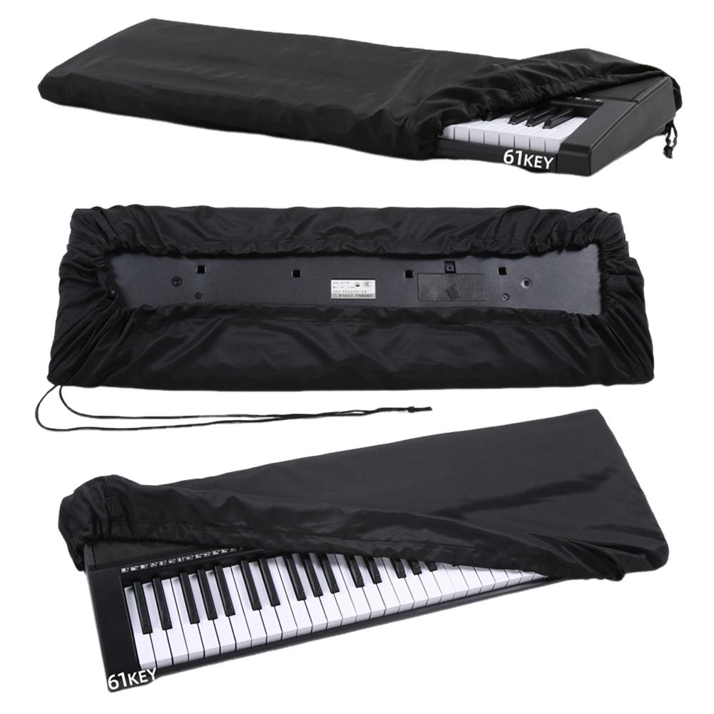 61/88 Keys Piano Keyboard Dust Cover Adjustable Stretchy Keyboard Dust Cover Foldable Piano Keyboard Cover Piano Accessories