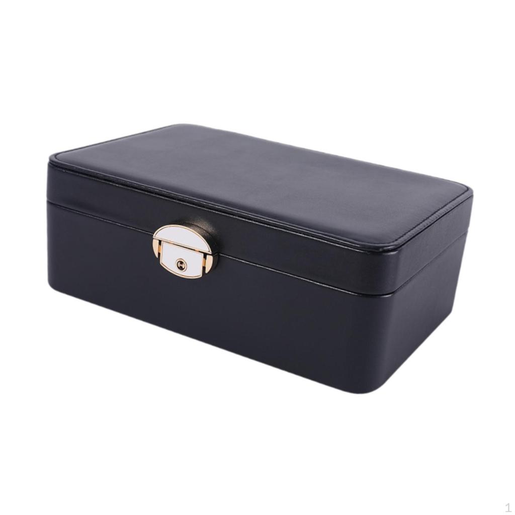 Jewelery Case Display Box Travel Portable Jewelry Holder Decorative for Necklaces Ear Studs