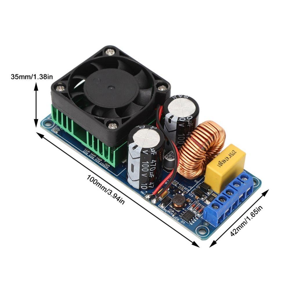 Mono Channel Digital Power Amplifier Board 500W High Power Audio Parts  Sound Processing