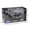 Welly 1/12 Scale Triumph Bonneville Bobber Alloy Miniature Motorcycle Model Toy Simulation Diecast Metal Children Toy Motorcycle Gift