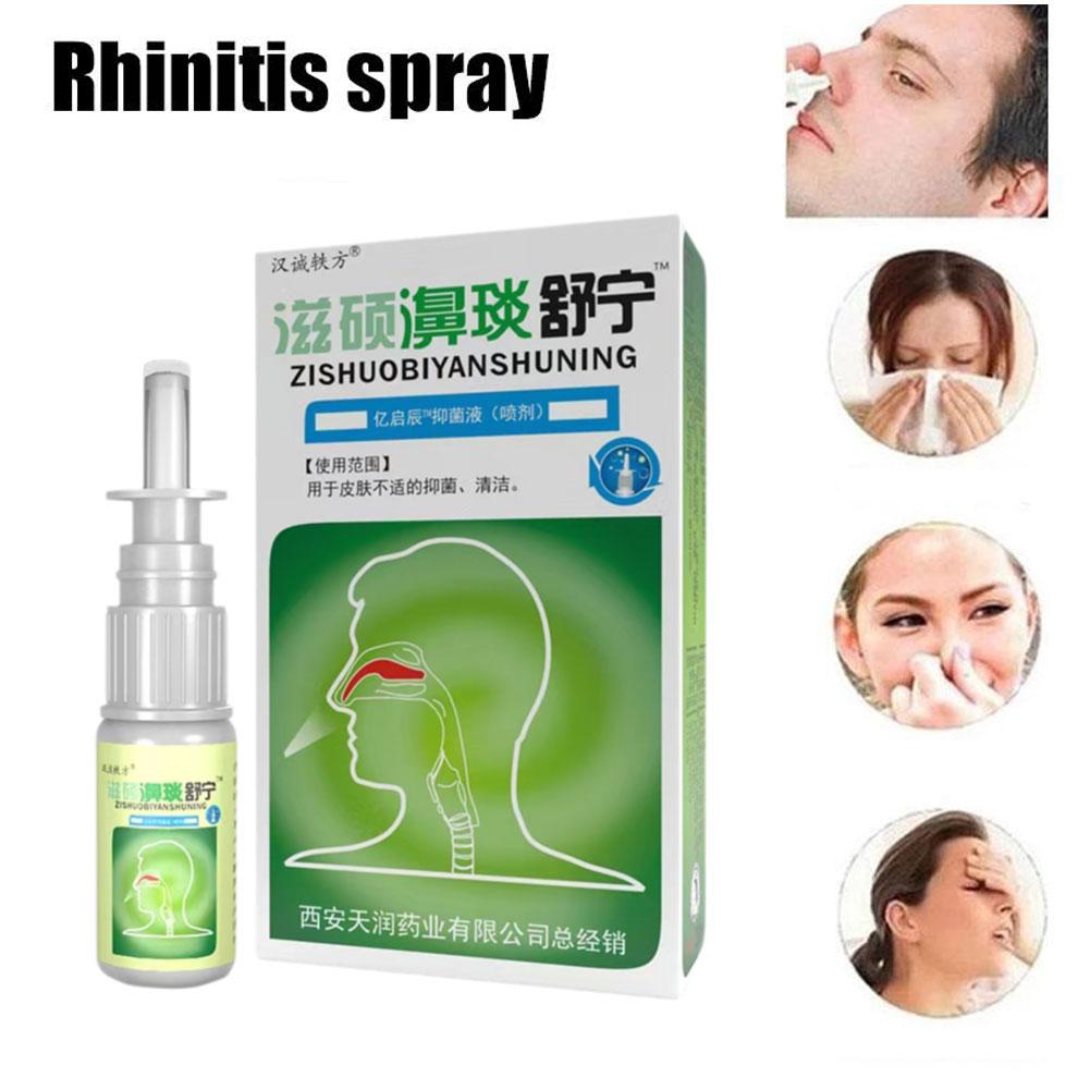 2*20ml Pure Natural Herbal Nose Spray for Rhinitis and Sinusitis Nasal Drops Make Your Nose More Comfortable Health Care