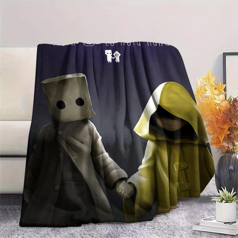Little Nightmares Print Flannel Blanket, High quality Comfortable for All Seasons, Home Decor, Warmth and Comfort, Perfect for Christmas Gifts68