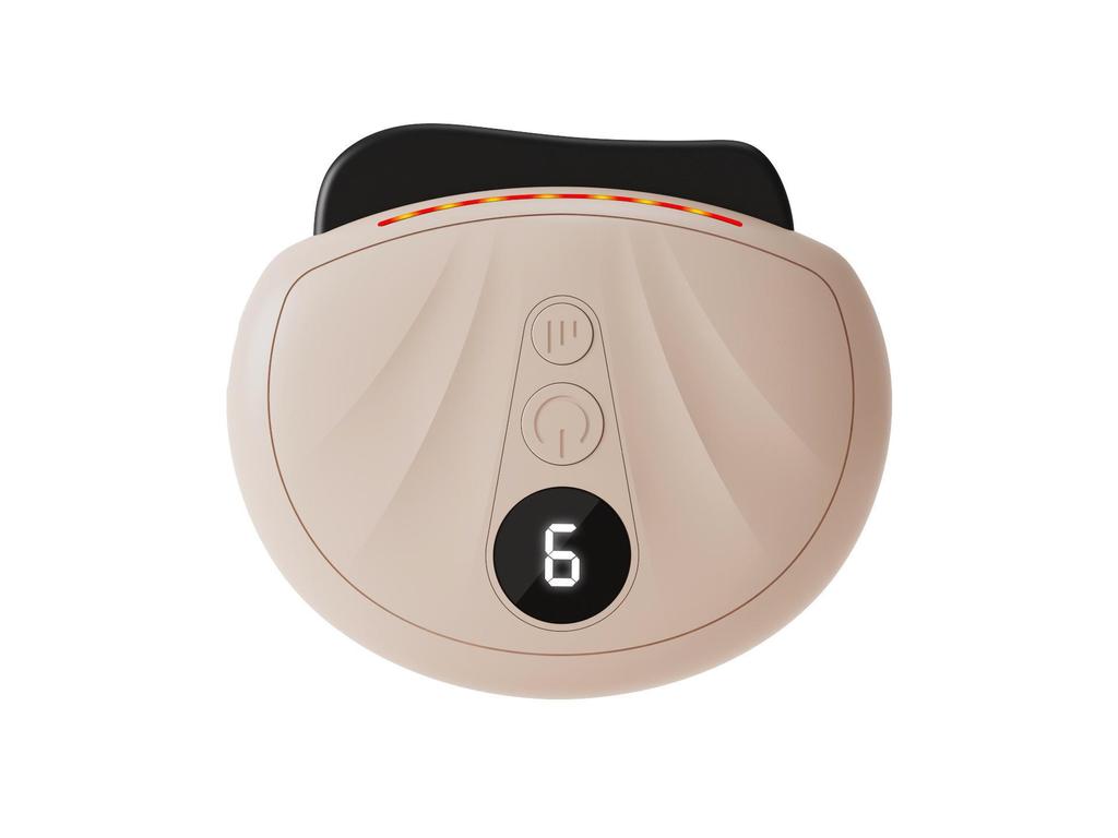 Aparat electric de masaj facial cu Bianstone și perie meridiană