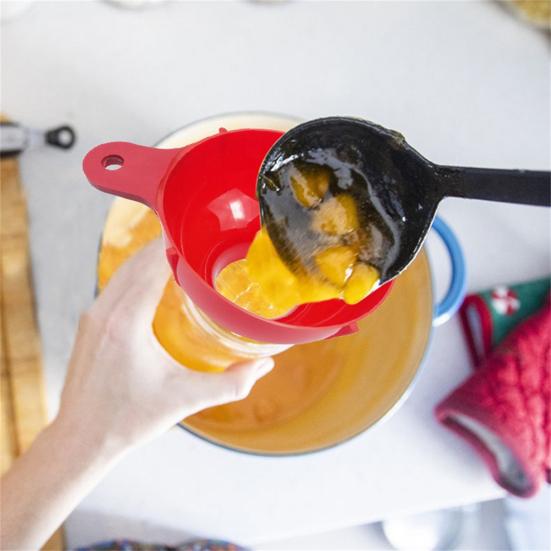 Wide Mouth Funnel for Kitchen Lab Camping Food Grade Plastic Funnel for Easy Pouring Less Spills Mess Versatile Canning Supplies