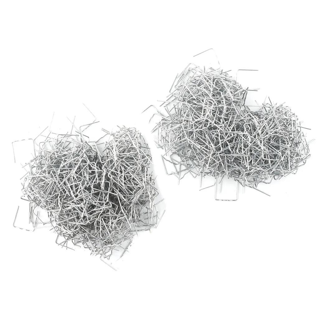 1000PCS Standard Pre Cut 0.8mm Flat Hot Staple For Plastic Stapler Repair Welder Car Insurance Plastic Repair Machine Tool