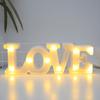 Letter Light Battery Operated Romantic Express Love Props LED Marquee Letters Love Sign Lamp for Wedding