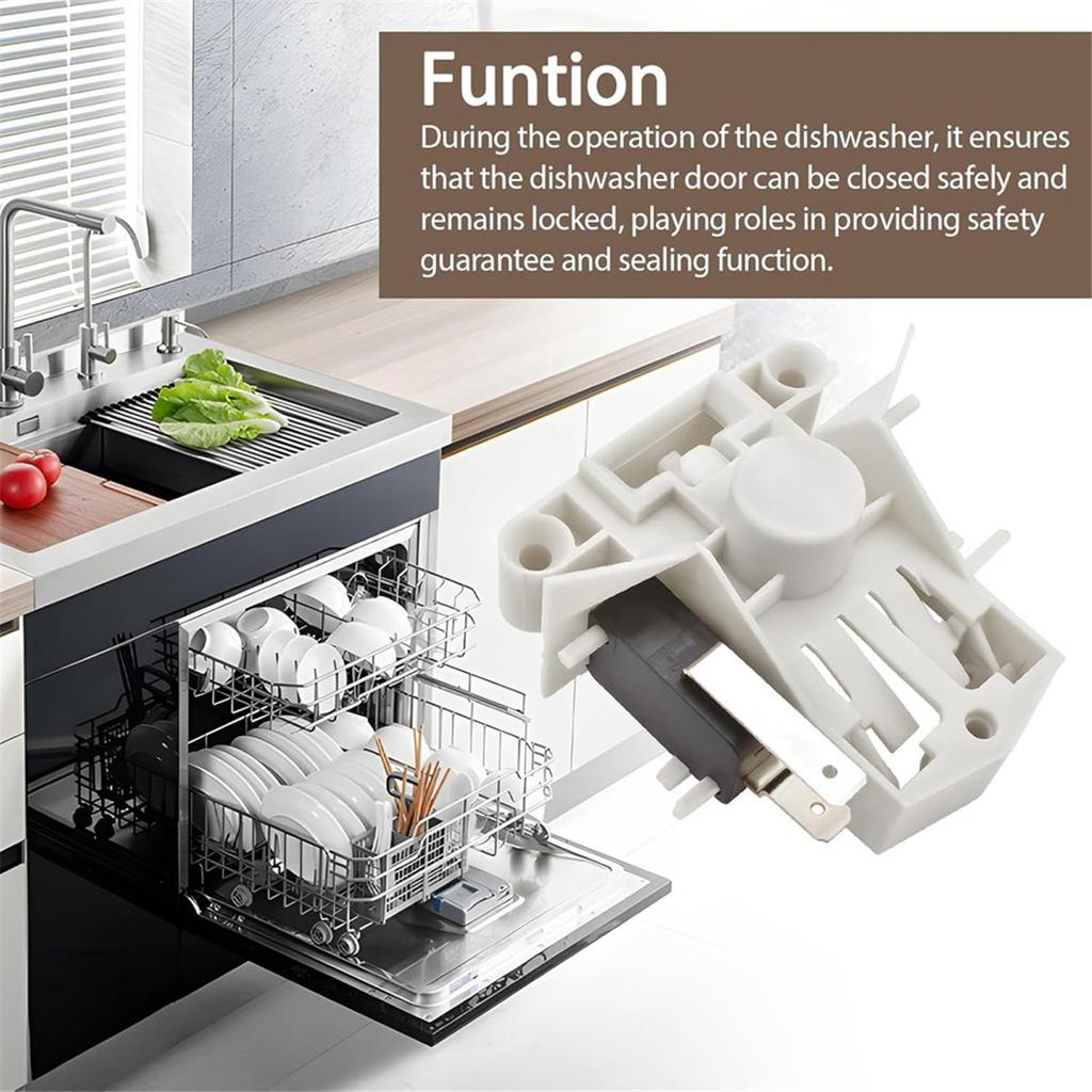 2025+ 17476000012184 Dishwasher Door Latch Switch Compatible with for Replaces 1747600000004 AP7175456