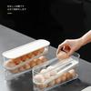 Yajuyi 2-Tier Automatic Rolling Egg Dispenser for Refrigerators, Egg Holder, Egg Storage Case, Refrigerator Egg Container, Rolling Egg Dispenser, Egg