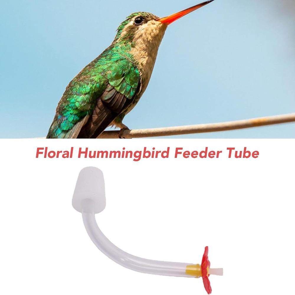 3PCS ABS Replacement Feeding Tubes Rubber Stopper Hummingbird Feeder Parts DIY Custom Feeders