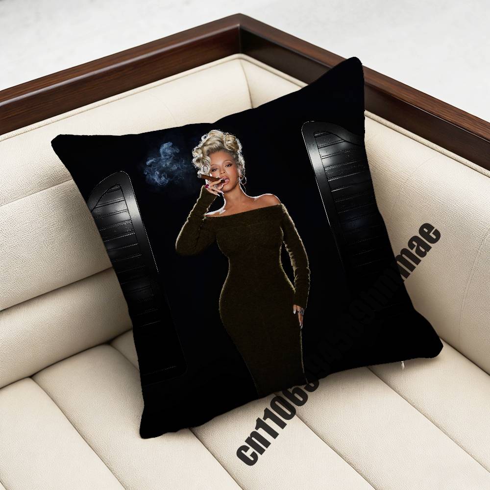 For For Singer B-Beyonce Cowboy Throw Pillow Case Sham 45X45Cm 35X35Cm Square Home Pillowcase Cushion Cover