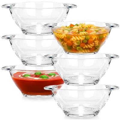 Glass Bouillon Bowls 420 Ml 6 Pcs.
