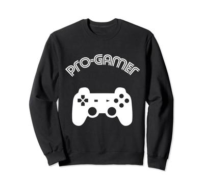 Pro Gamer, Gamepad Controller, Geek Fashion, Sweatshirt
