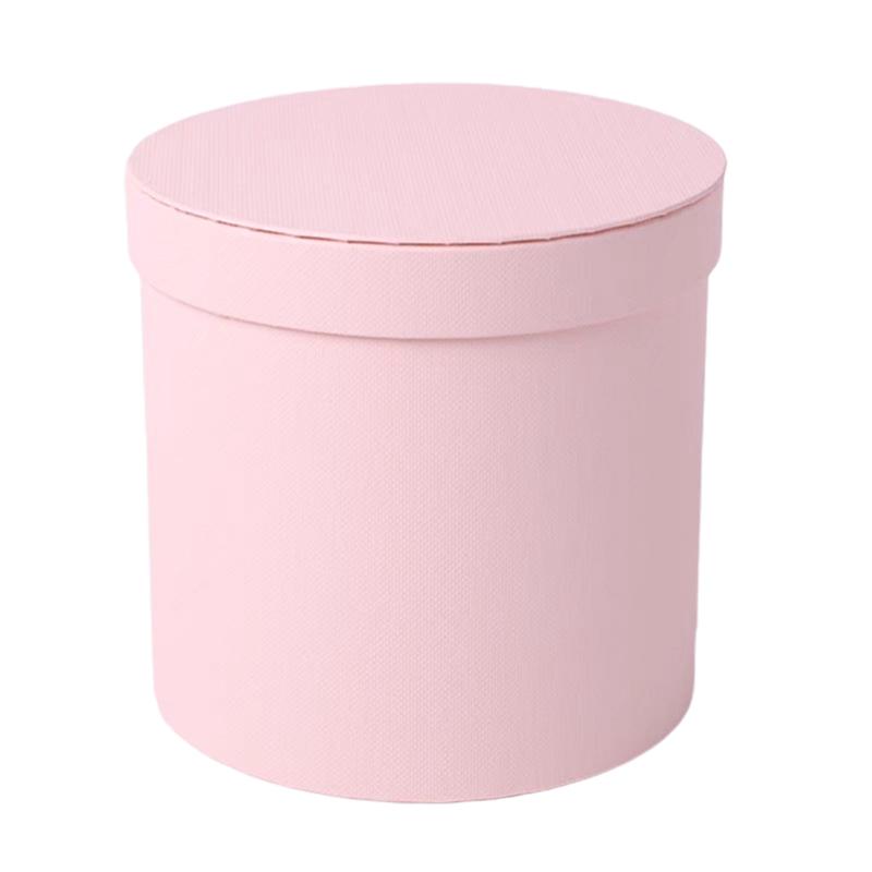 

1 шт. Мини-коробки для цветов, переносные круглые розы, гвоздики, букет, ведро для объятий, свадебная вечеринка, флорист, подарочная упаковка на День матери 14x13cm розовый