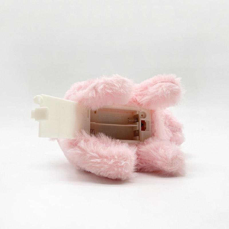 Plush Rabbit Toy Robot Bunny Walking Jumping Running Animal Shake Ears Cute Electric Pet for Kids Birthday Gifts