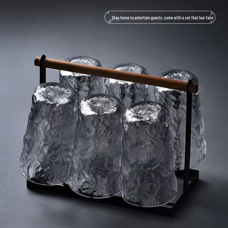 Shangqi Hammered Glacier Pattern Juice Glass