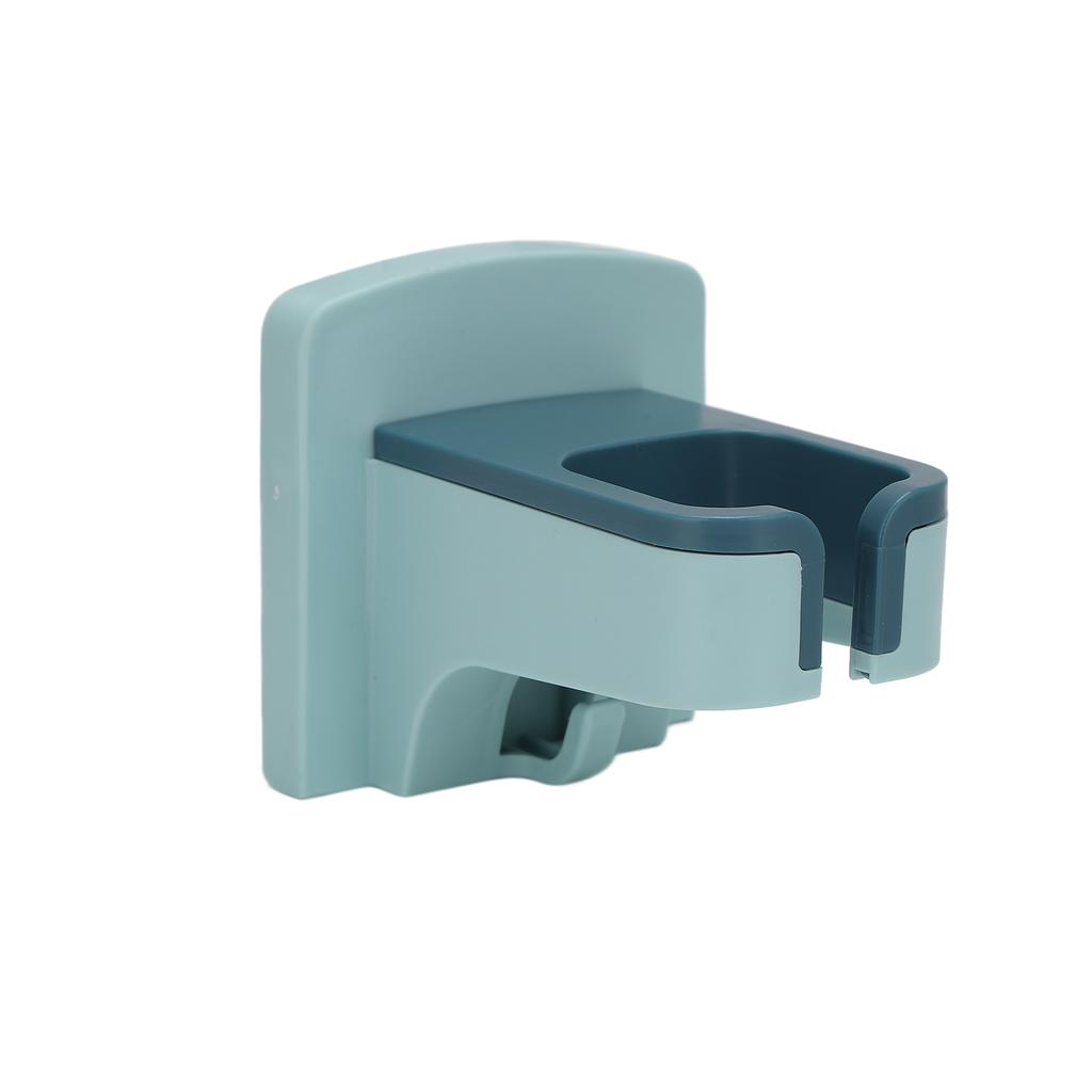 Hair Dryer Holder Rack Wall Mounted Self Adhesive Save Space Hair Dryer Storage OrganizerLight Blue