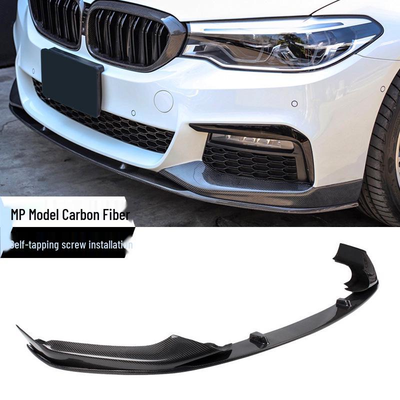 Compatible BMW New 5 Series Front & Rear Lip Kit (525/530Li) - Black Warrior MP Modification Kit.