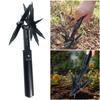 2 in 1 Garden Rotary Cultivator Lawn Loosening Rotary Tiller Soil Tiller Aerator Lawn Tool for Reseeding Grass Soil Mixing