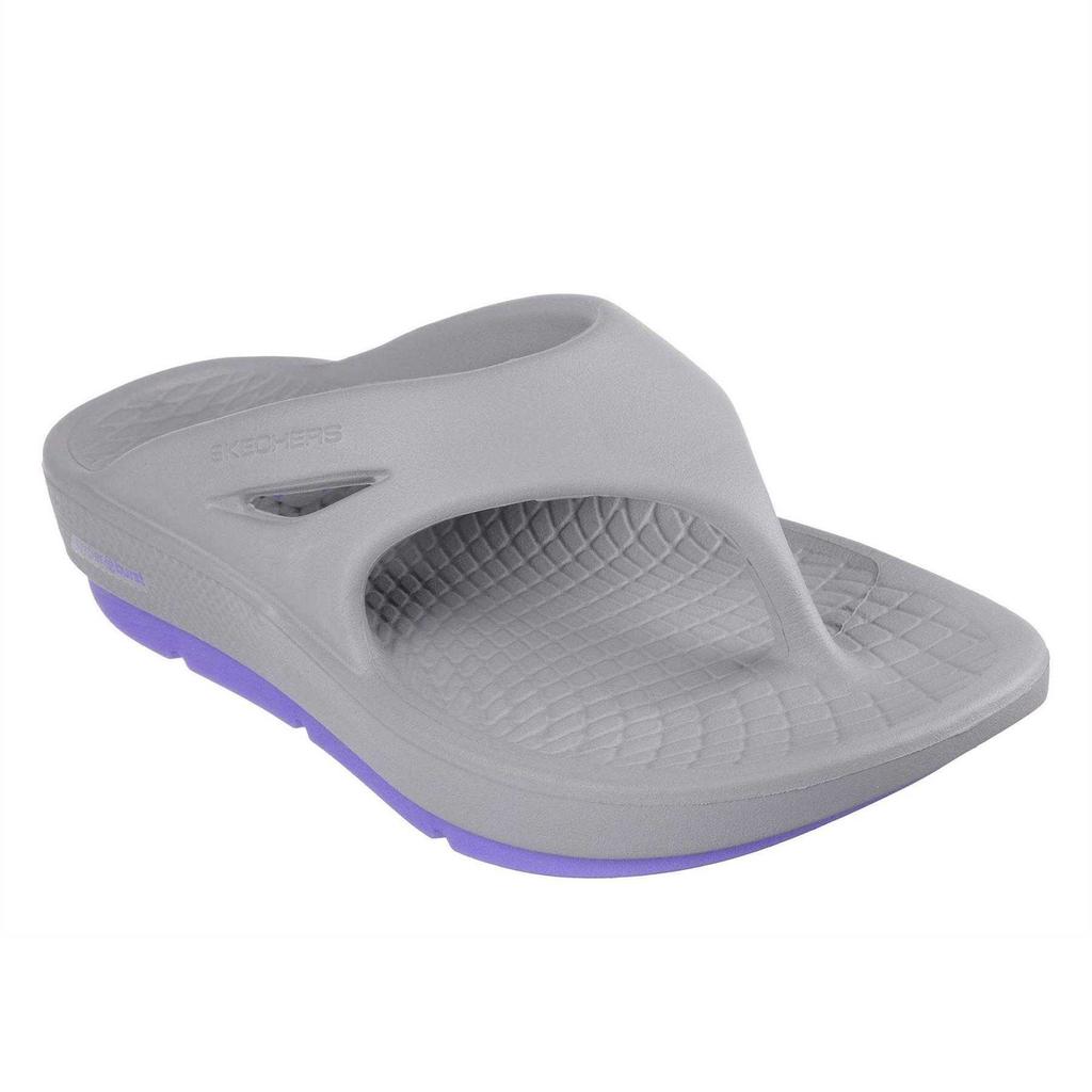 Skechers Damskie Płaskie Sandały Sportowe Go Walk z Podparciem Łuku Stopy