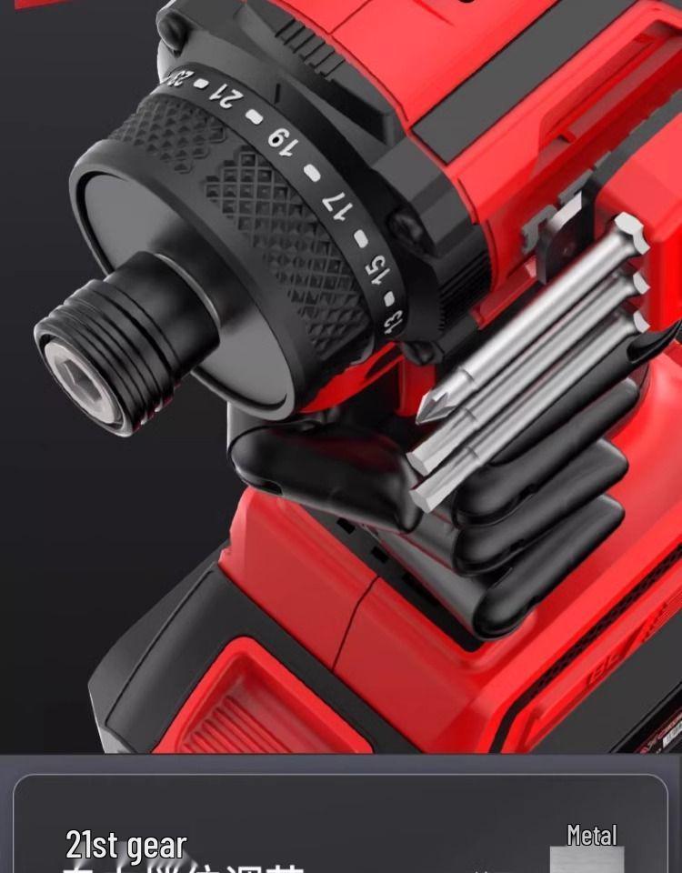 Delixi Rechargeable Brushless Electric Screwdriver & Drill Combo