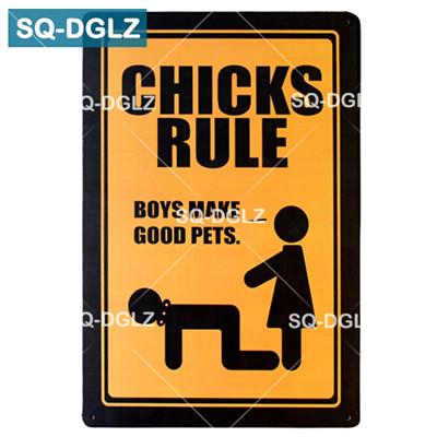 Vintage Metal Tin Sign Toilet  Pub Wall Decor Rustic Retro Bar Plaque Home Man Cave Garage Decor