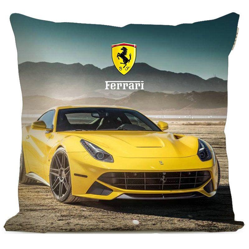 Fashion 3D Printed Pillow F1 Racing Fleet Car Fans Peripheral Pillows Sofa Cushion For Ferrari Roma 488 Portofino F8 Spider SF90