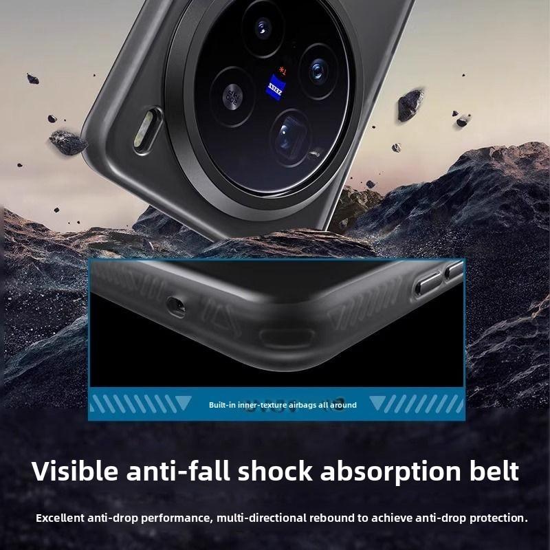 For Magsafe Magnetic Case For VIVO X300 Pro X 300 Luxury Skin Feel Matte Transparent Camera Protective Bumper For VIVO X300 Pro