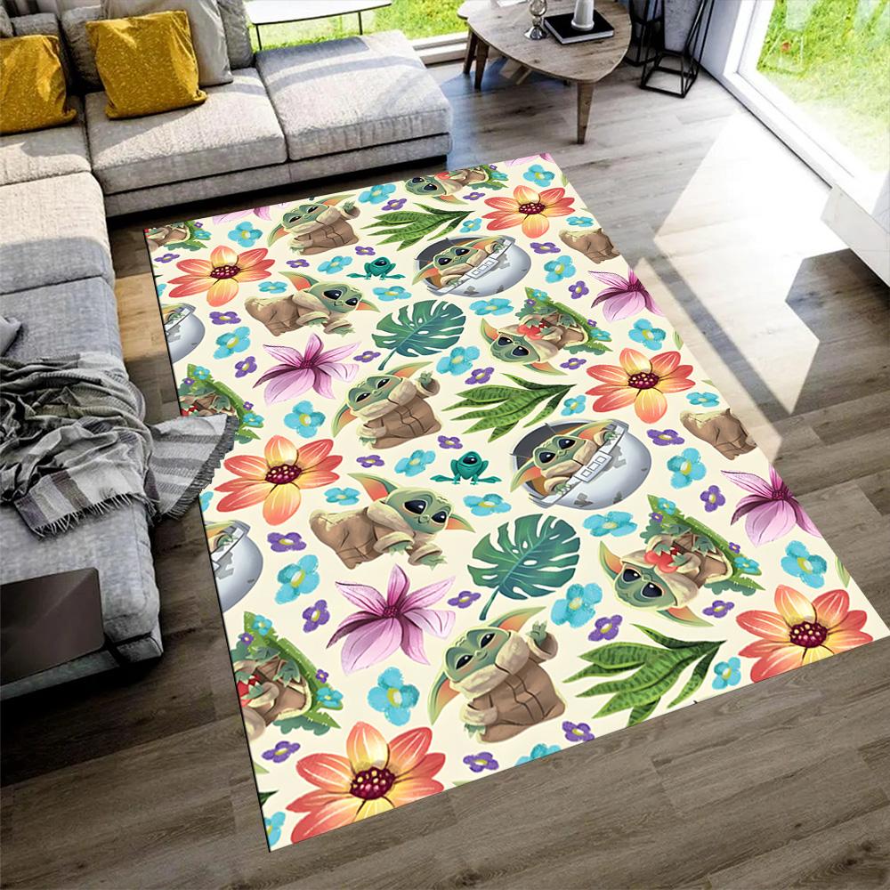 Star Wars Carpet Suitable for Foyer Playrooms Decorate Room Study Room Anti-slip Rug Anime Office Decor Perfect Gift for Women Men