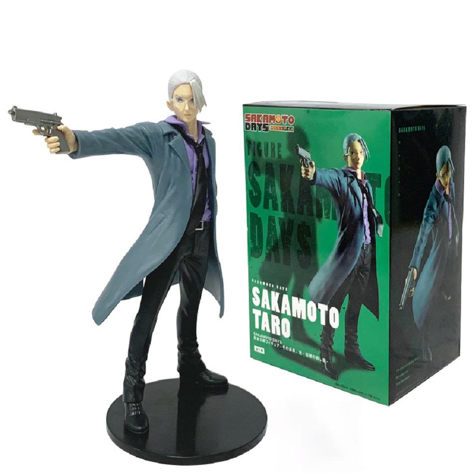 23cm/9.09in Anime SAKAMOTO DAYS Figure Toys Taro Sakamoto Shin Asakura Action Figural Dolls PVC Model Ornaments Birthday Gifts