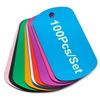 Professional 100Pcs Dog Tag Military Pet Id Tags Aluminum Name Pendant Blank Dog Tags Personalized Customized Dog Tag