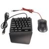 Keyboard Mouse Converter Set Wired RGB Mechanical Keyboard Mouse Adapter Combo for PS5 for PS3 for P