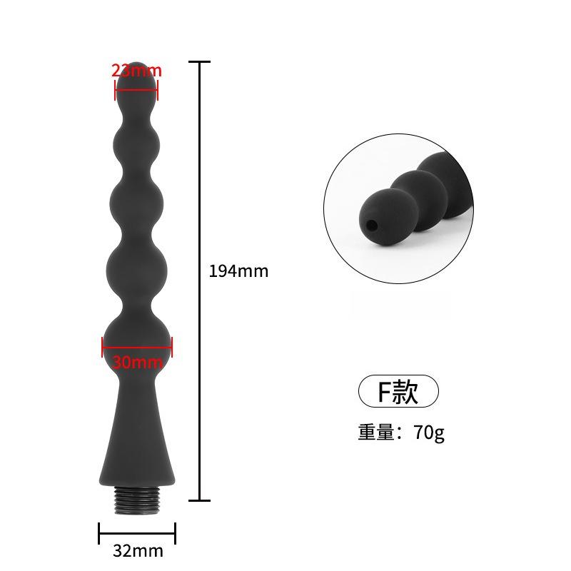 Silicone Enema Irrigator Anal Plug Anal Beads Vaginal Anal Cleansing Devices Butt Plug Adult Sex Toys Gay Couple Masturbator 18+
