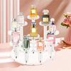 Round 10 Tier Acrylic Display Stand For Jewelry, Figures, Perfume,Cupcake Countertop Decoration Clear Organizer